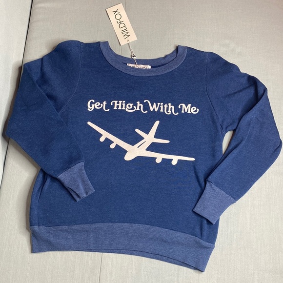Wildfox Tops - Wildfox Get High With Me sweatshirt size small